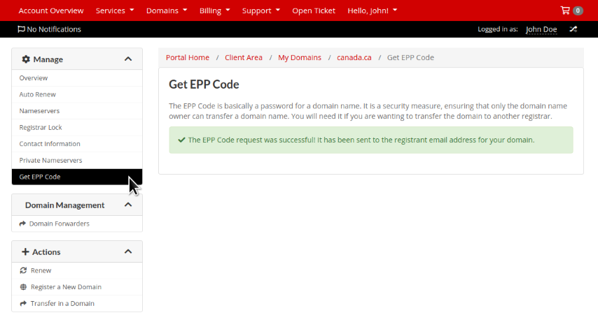 EPP Code